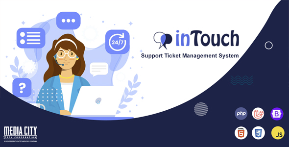 inTouch - Laravel Support Ticket Management System