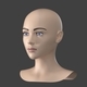 Stylized Female Head 01 Generic Mesh - 3DOcean Item for Sale