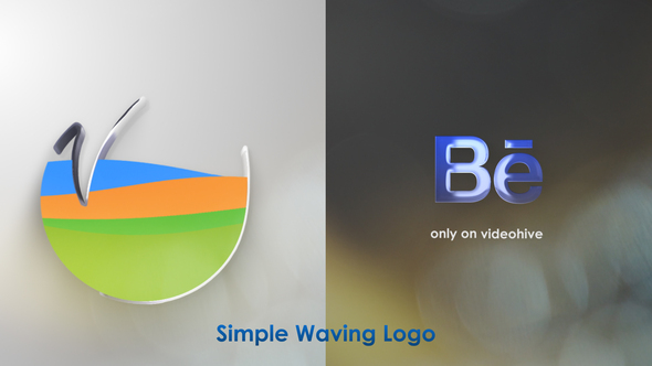 Simple Waving Logo Reveal