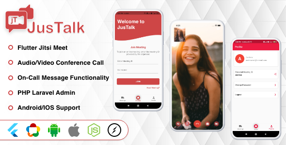 JusTalk - Mobile+Web Video Conference for Live Class, Meeting, Webinar, Online Training