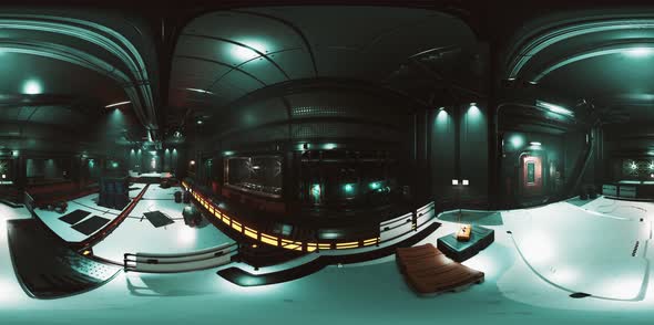 Vr360 View of Spaceship Interior alt