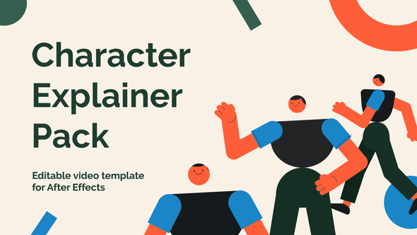 Explainer 2D Character Animation Pack