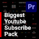 Biggest YouTube Subscribe Pack / MOGRT Files - VideoHive Item for Sale
