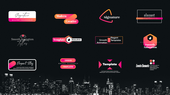 Titles | Creative Modern alt