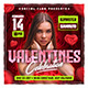 Valentines Celebration Party Flyer - GraphicRiver Item for Sale