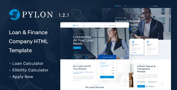Pylon – Loan & Finance Company HTML Template
