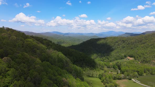 Aerial Scenic Mountains in 4K - Summer Footage