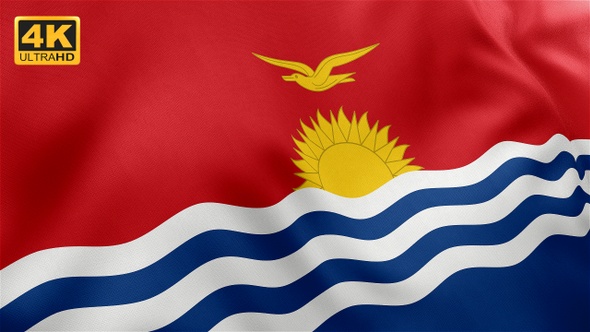 Kiribati Flag - 4K