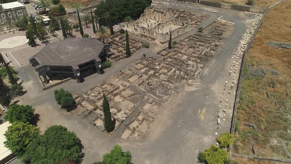 Aerial view of Capernaum