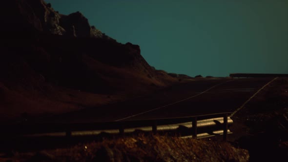 Abandoned Road at the Atlantic Coast of Scotland