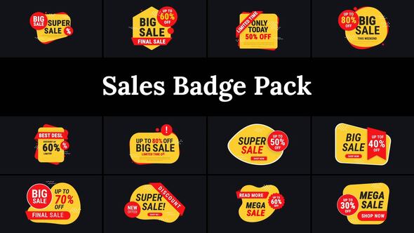 Sales Badges Design Pack