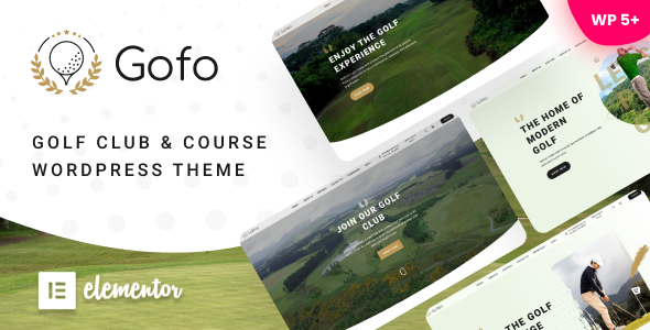 Gofo - Golf Club & CourseTheme