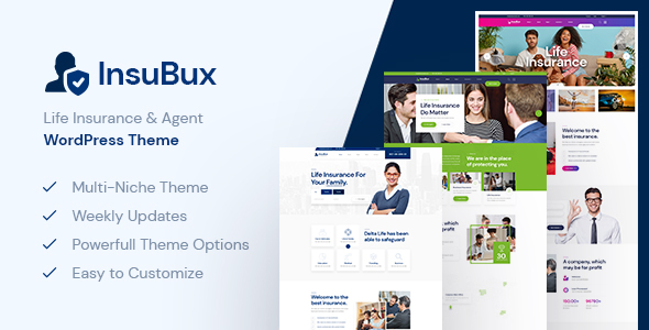 Insubux – Insurance Company WordPress Theme