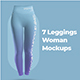 7 Mockups Sports Leggings With Wide Elastic Waist - GraphicRiver Item for Sale
