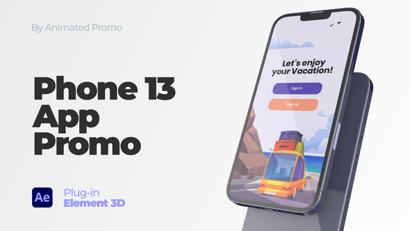 Phone App Promo - Phone 13 Mockup