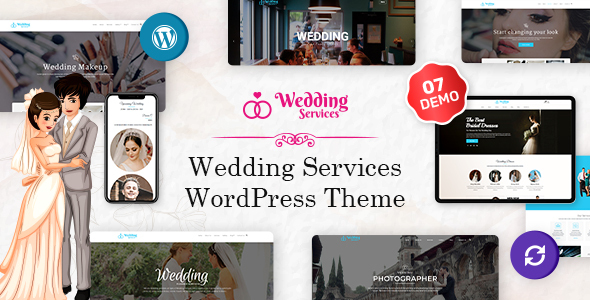 Wedding Services WordPress Theme
