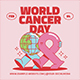 World Cancer Day Flyer Set - GraphicRiver Item for Sale