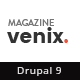 Venix - Responsive Magazine News Drupal 9 Theme - ThemeForest Item for Sale