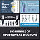 Big Bundle Sportswear Women 33 Mockups - GraphicRiver Item for Sale