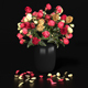 Bouquet of red and yellow roses - 3DOcean Item for Sale