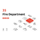 Fire Department - Icons Pack - GraphicRiver Item for Sale