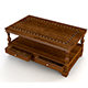 Coffee Table - Colonial Style 01 - 3DOcean Item for Sale