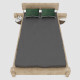 Solid Wood Frame Bed 3D Model - Light Coloured Wood - 3DOcean Item for Sale
