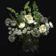 Bouquet with white roses - 3DOcean Item for Sale