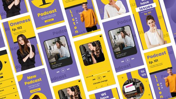 Podcast Instagram Story Template