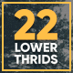 22 Minimal Lower Thirds - VideoHive Item for Sale