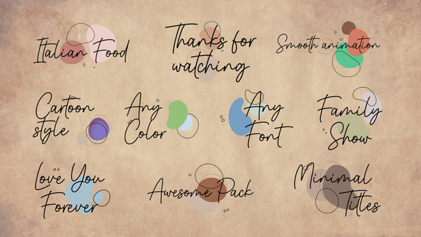 Minimal Titles for FCPX alt