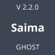 Saima - Ghost Theme for Personal or Professional Blog - ThemeForest Item for Sale