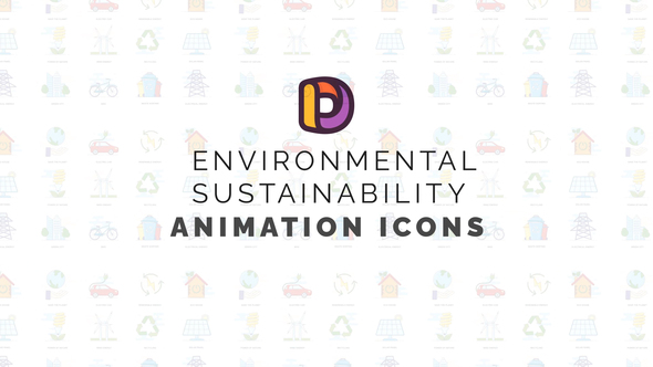 Environmental sustainability - Animation Icons alt