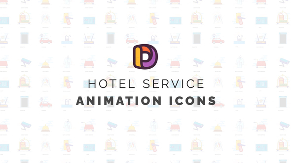 Hotel service - Animation Icons