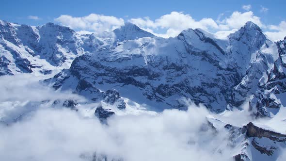 Swiss Alps Landscape Time Lapse