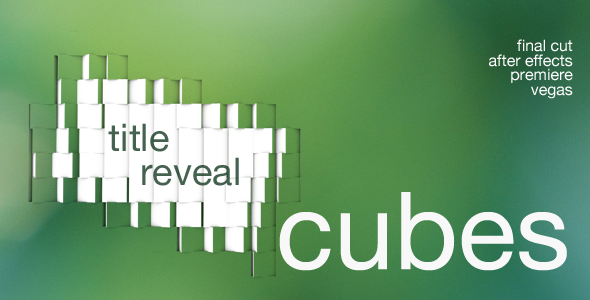 Cubes - Title Reveal