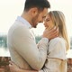 Couple in Love Hugging and Kissing Outdoor - VideoHive Item for Sale