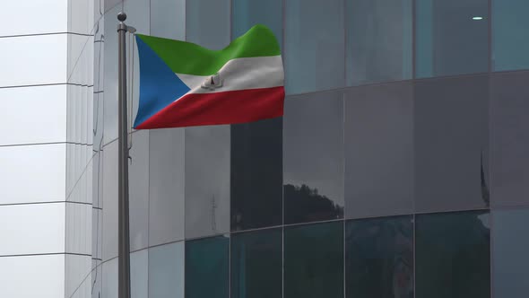 Equatorial Guinea Flag  Background 4K