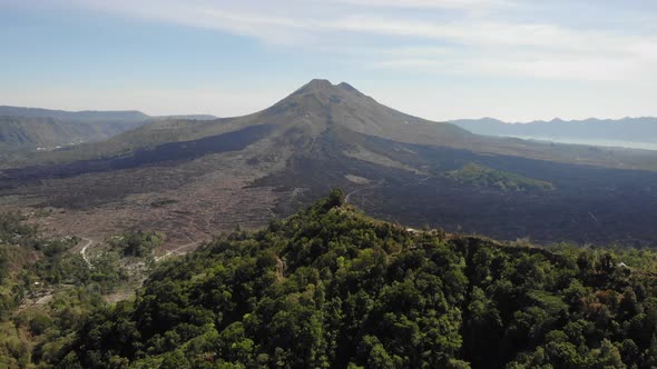 View of Mt. Batur from Kintamani, Bali