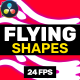 Flying Shapes // DaVinci - VideoHive Item for Sale