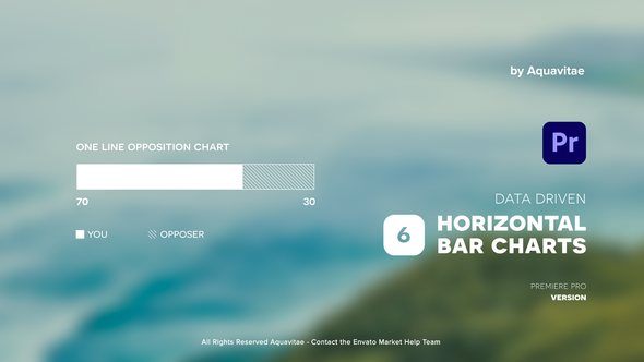 Simple Horizontal Bar Charts l MOGRT for Premiere Pro