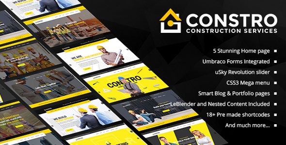 Constro - Construction Business Umbraco Theme