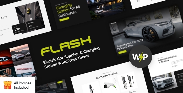 The Flash - Electric Car Supplier & Charging StationTheme