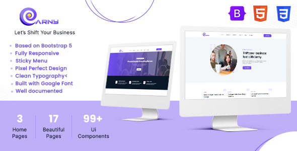 Earny - Multipurpose Business HTML Template