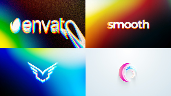 Liquid Glitch Logo Reveal alt