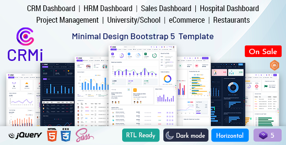 CRMi - Bootstrap 5 Admin Dashboard Template HTML