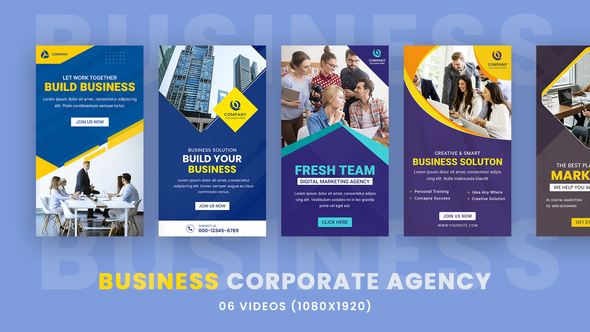 Corporate Agency Stories Stories Pack alt