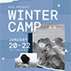 Winter Camp Event Flyer - GraphicRiver Item for Sale