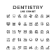 Set Line Icons of Dentistry - GraphicRiver Item for Sale