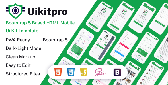UikitPro - Multipurpose e-Wallet HTML Mobile Template With RTL